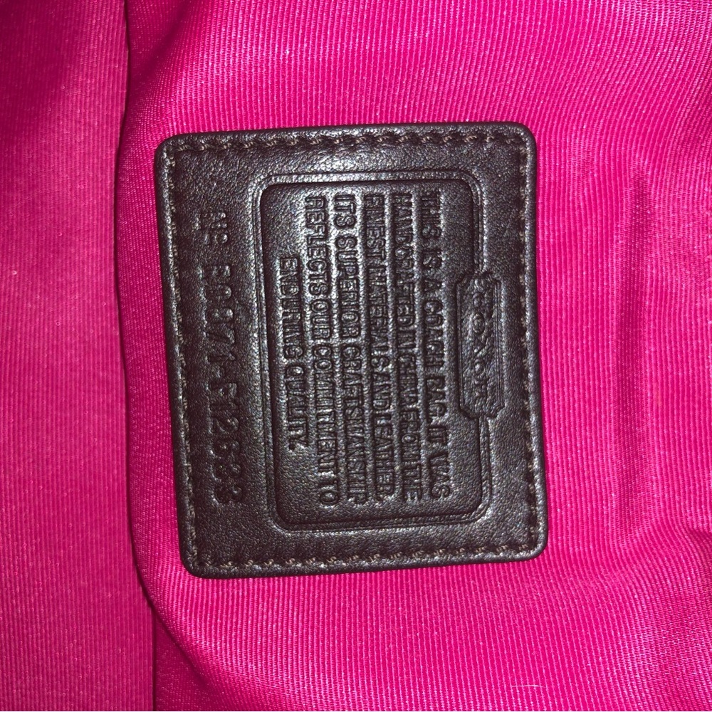 Authentic Coach Hampton Tattersall Houndstooth bag - Picture 5 of 6